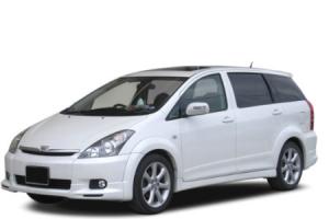 Текстильные коврики на TOYOTA WISH AE 10 2003-2009